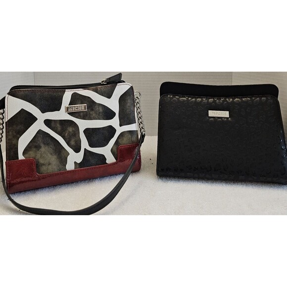 Miche Petite Base Bag Black with Chain Handles & Sarah and Mikah Shell - Picture 1 of 5